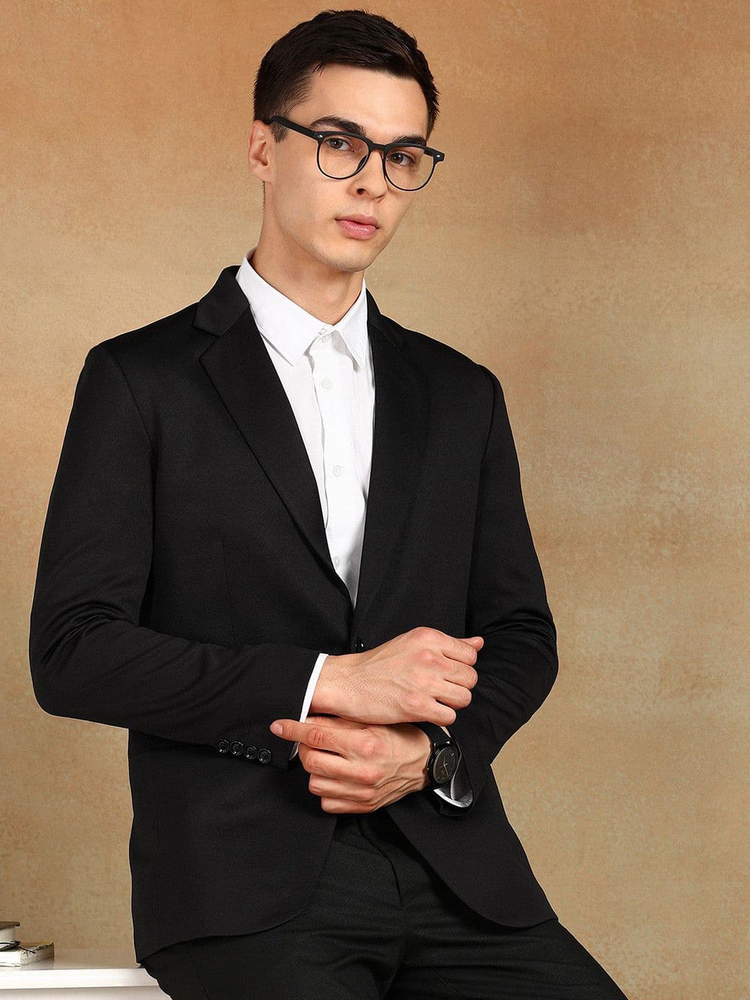FUBAR Slim Fit Notched Lapel Single Breasted Blazers - view 1