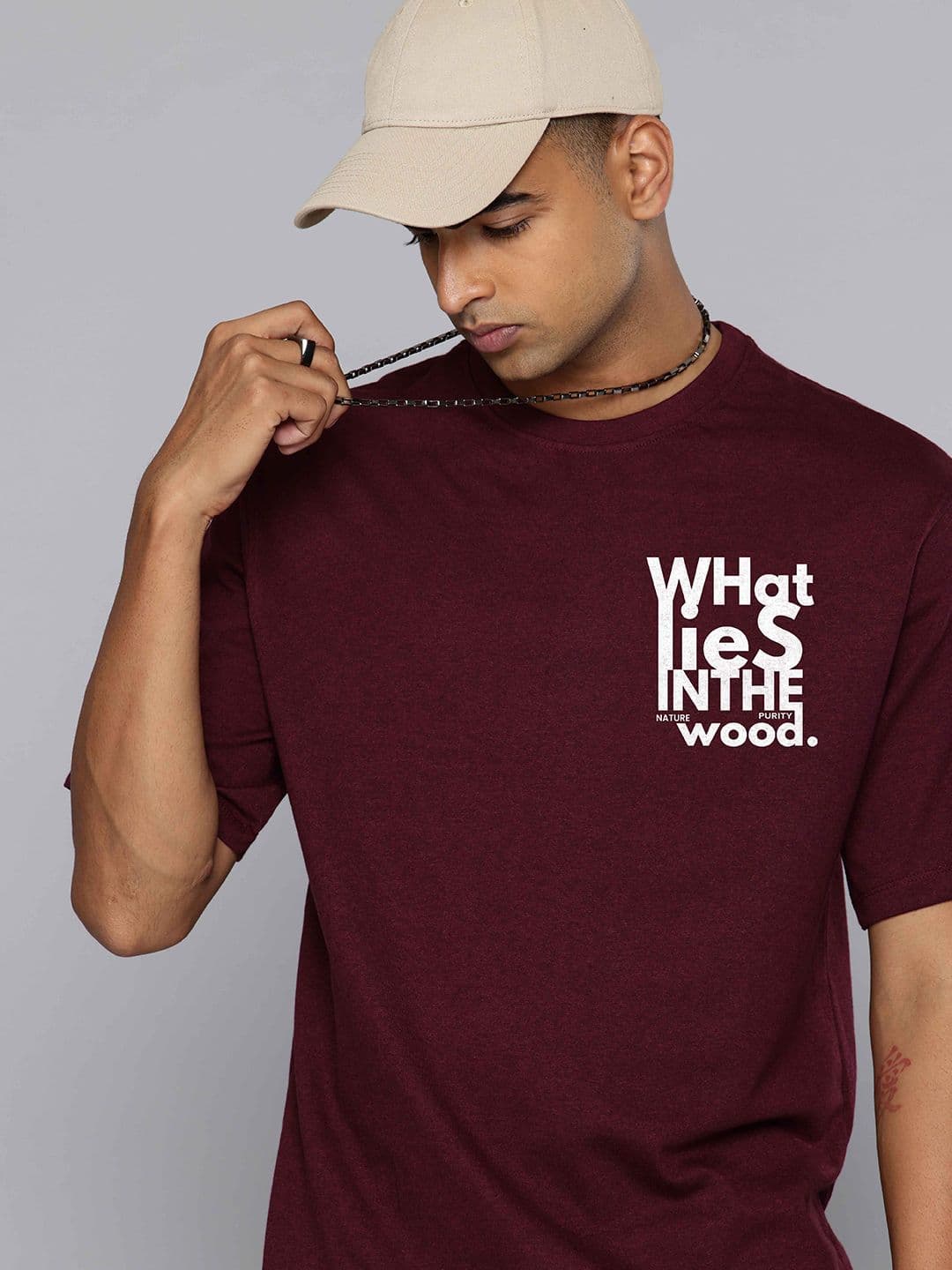 R.Code by The Roadster Life Co. Round Neck Short Sleeves T-shirt - view 1