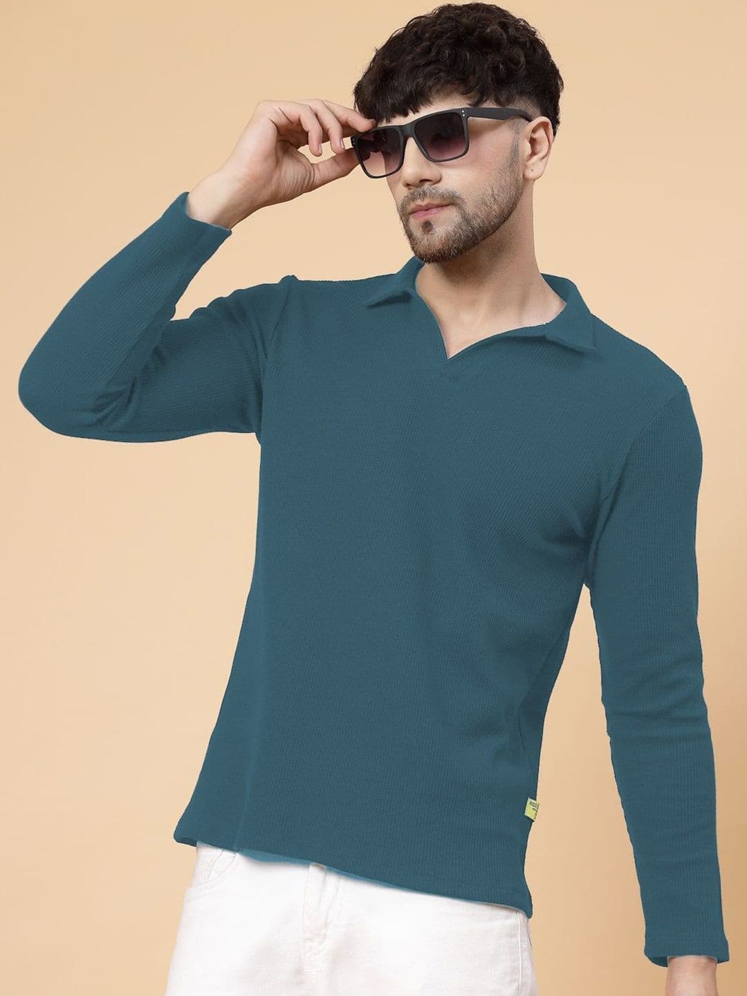 Rigo Polo Collar Pure Cotton T-shirt - view 1