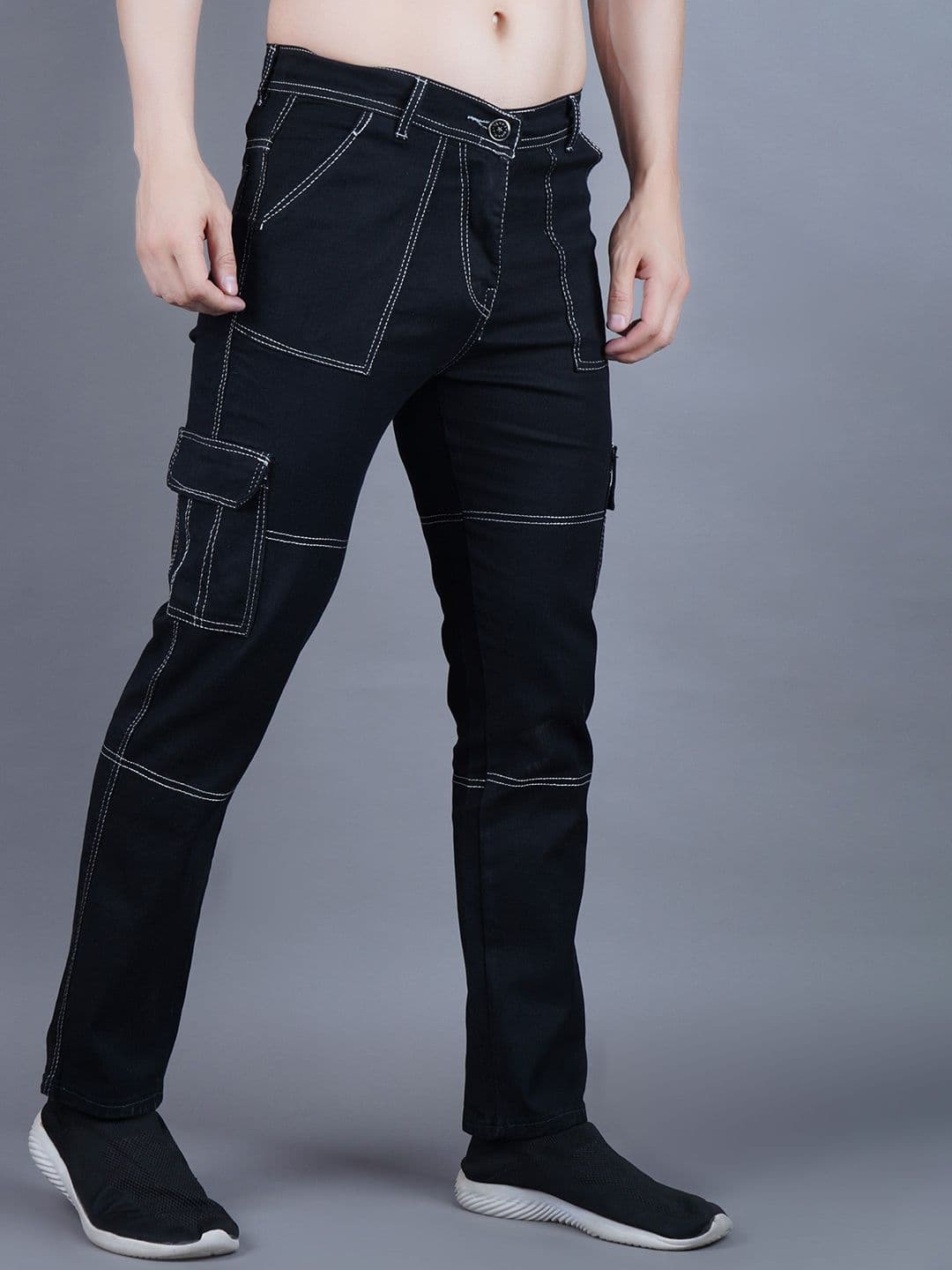 MaverIQ Men Slim Fit Mid-Rise Stretchable Jeans - view 1
