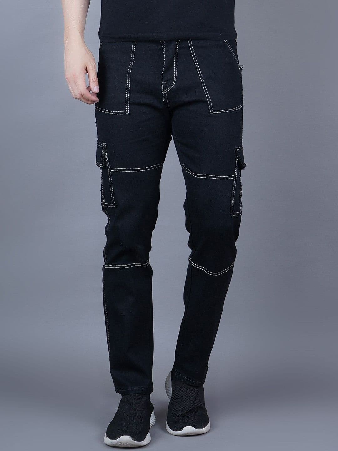 MaverIQ Men Slim Fit Mid-Rise Stretchable Jeans - view 1