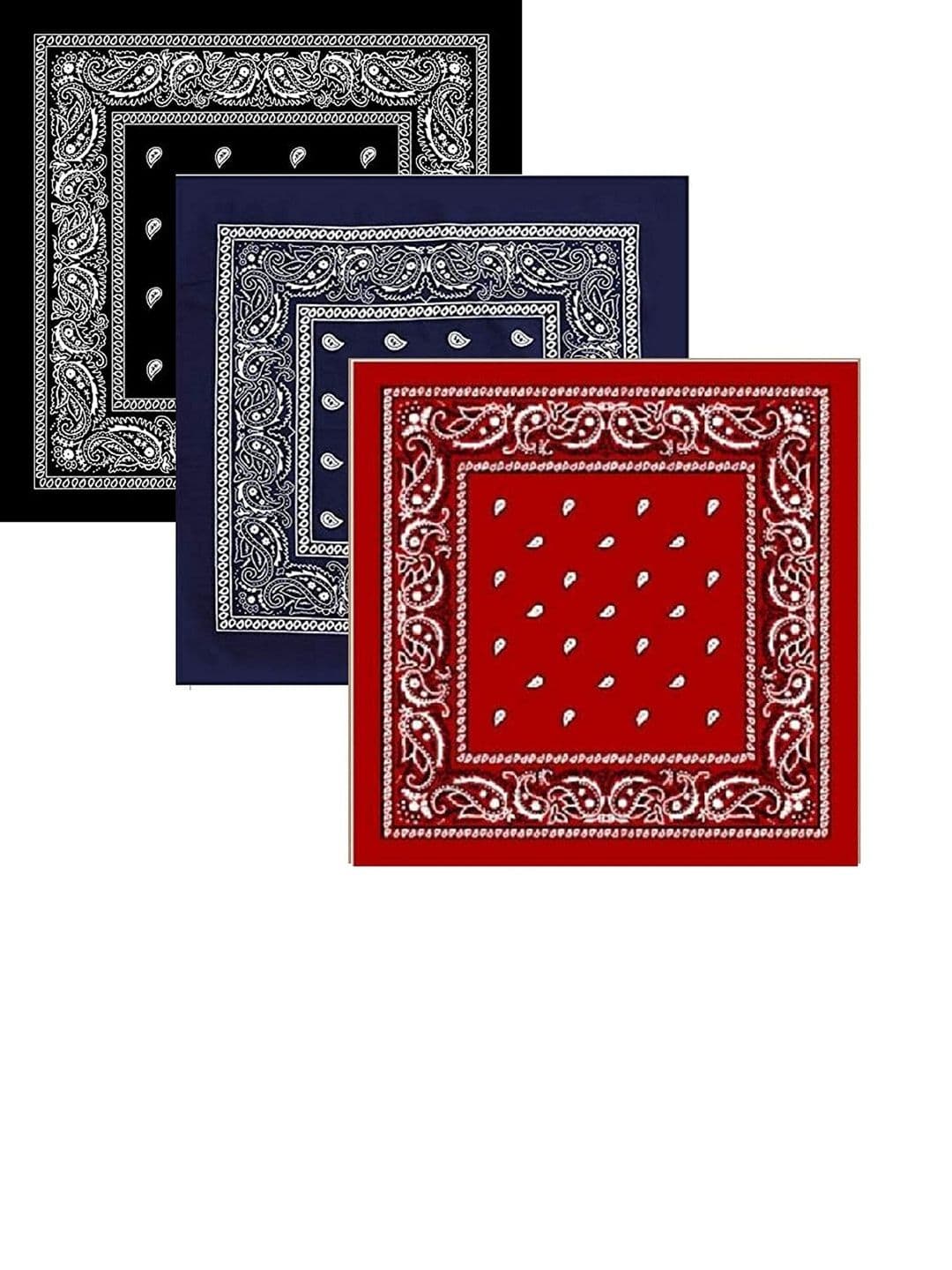 Navkar Crafts Unisex Pack of 3 Multi Colour Bandana Headband - view 1