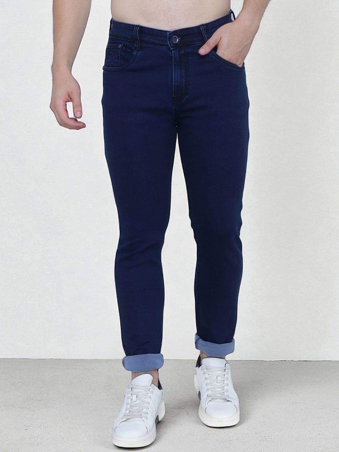 AWACK Men Lean Regular Fit Mid-Rise Stretchable Jeans - view 1
