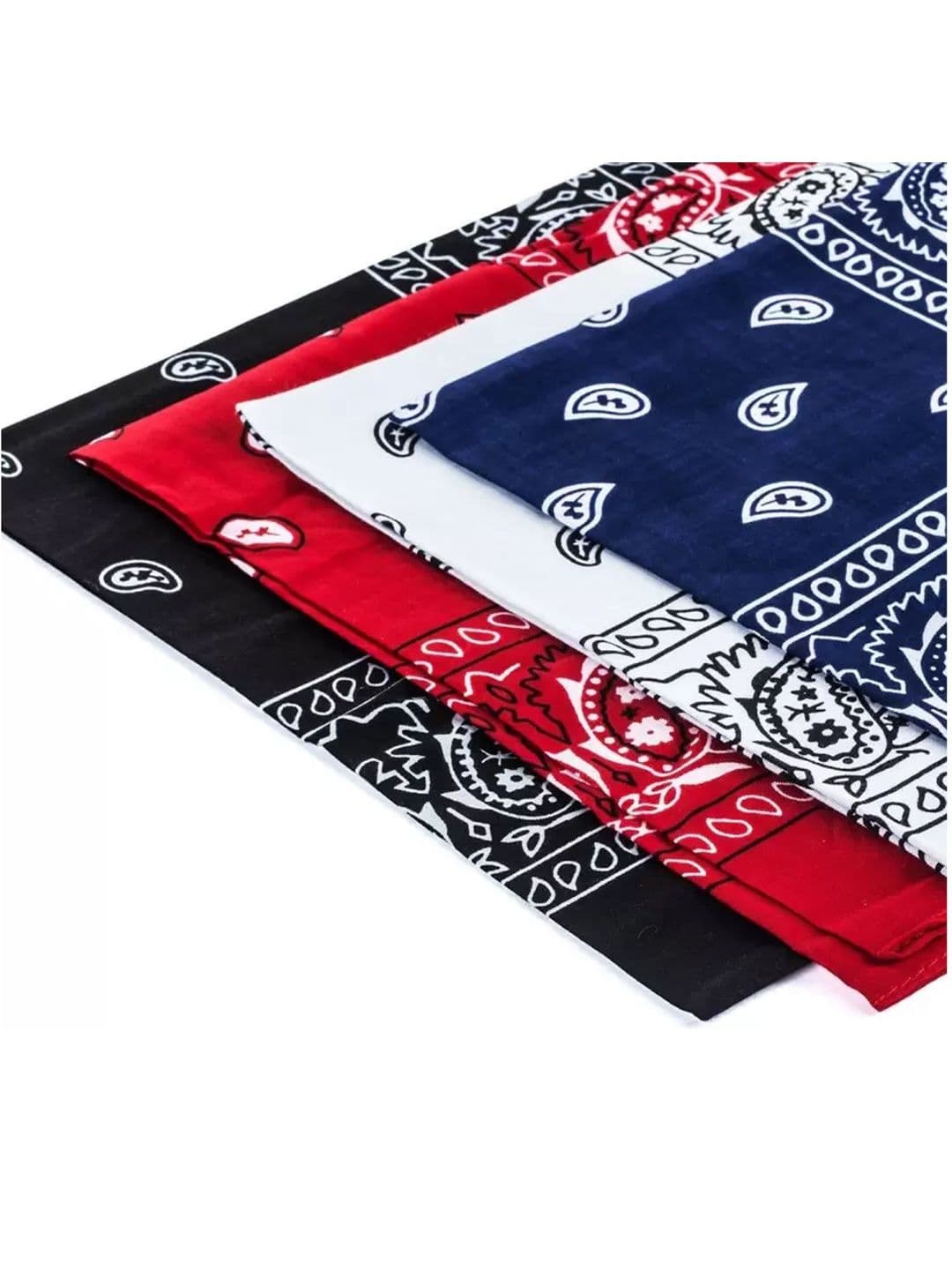 Navkar Crafts Unisex Set Of 4 Paisley Printed Cotton Headbands - view 1