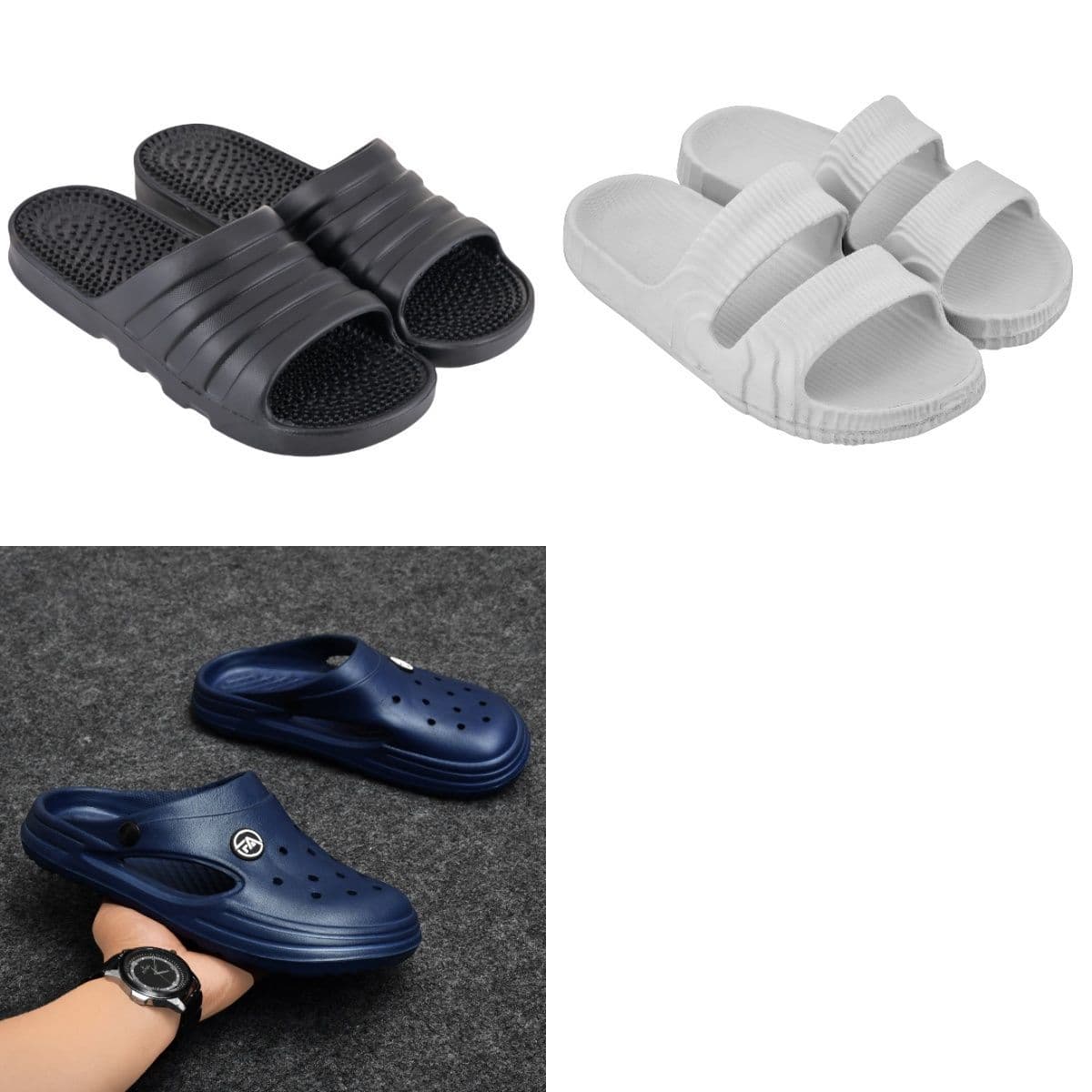 Feel alive Men Pack of 3 Ultra-Comfortable Lightweight EVA Flip Flops - view 1