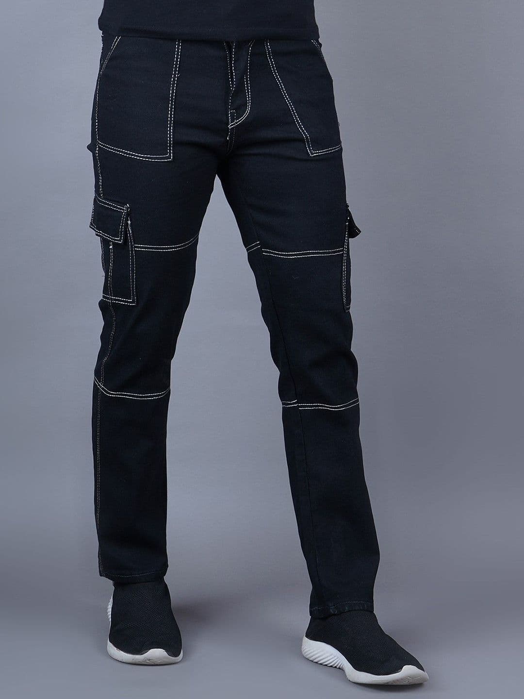 MaverIQ Men Classic Slim Fit Mid-Rise Stretchable Jeans - view 1