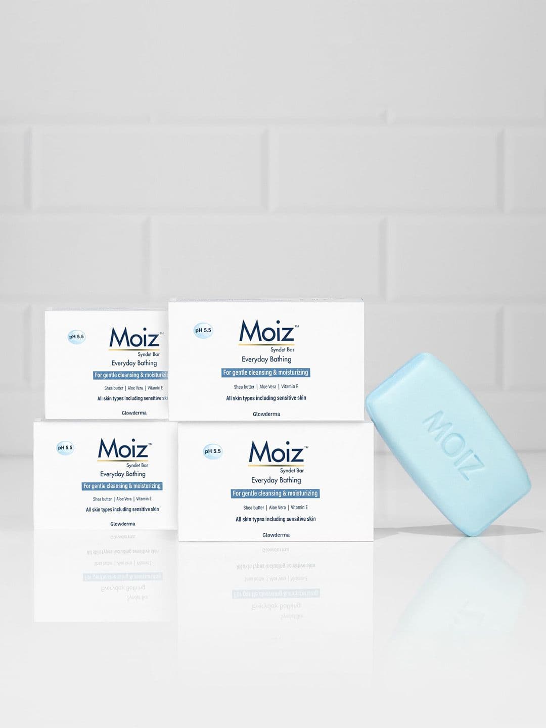 MOIZ Syndet Bathing Bar For Gentle Cleansing & Moisturizing - pH 5.5 - 75 g - view 1
