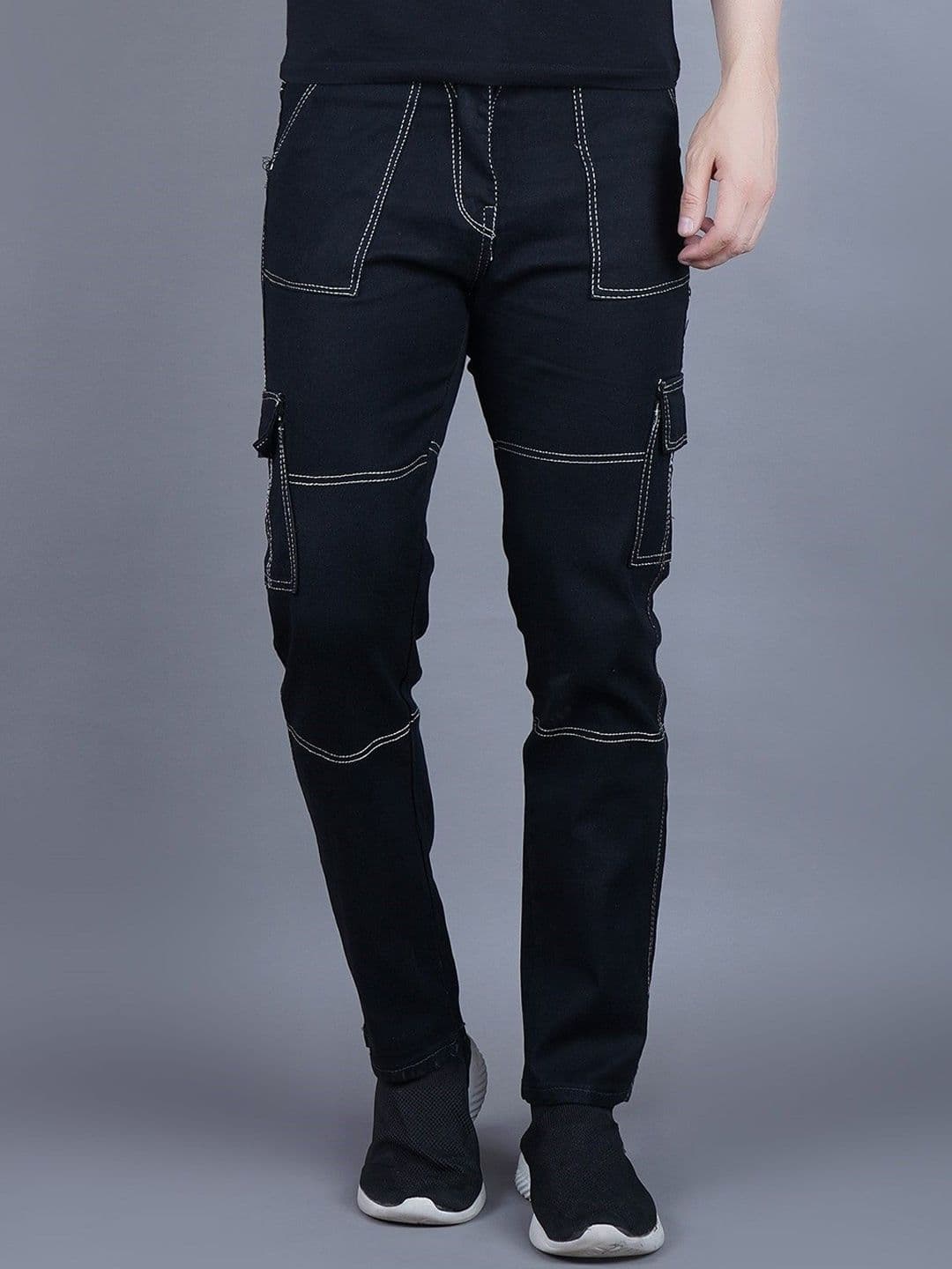 MaverIQ Men Classic Regular Fit Mid-Rise Stretchable Jeans - view 1