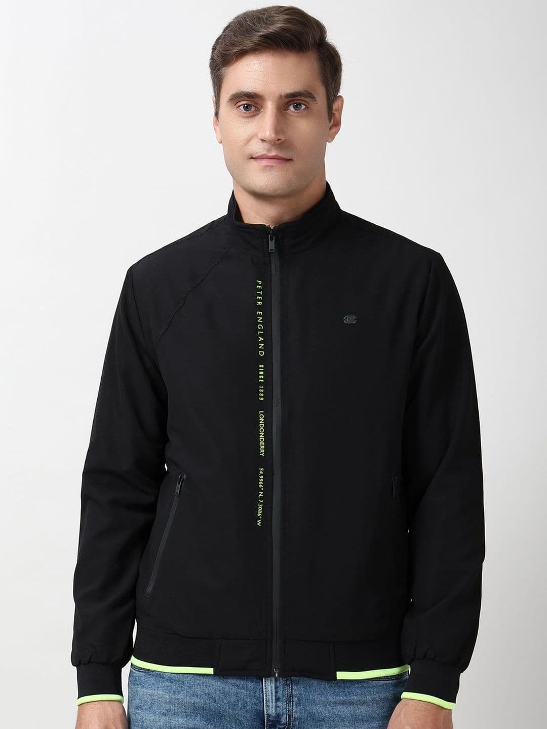 Peter England Casuals Open Front Jacket With Embroidered - view 1
