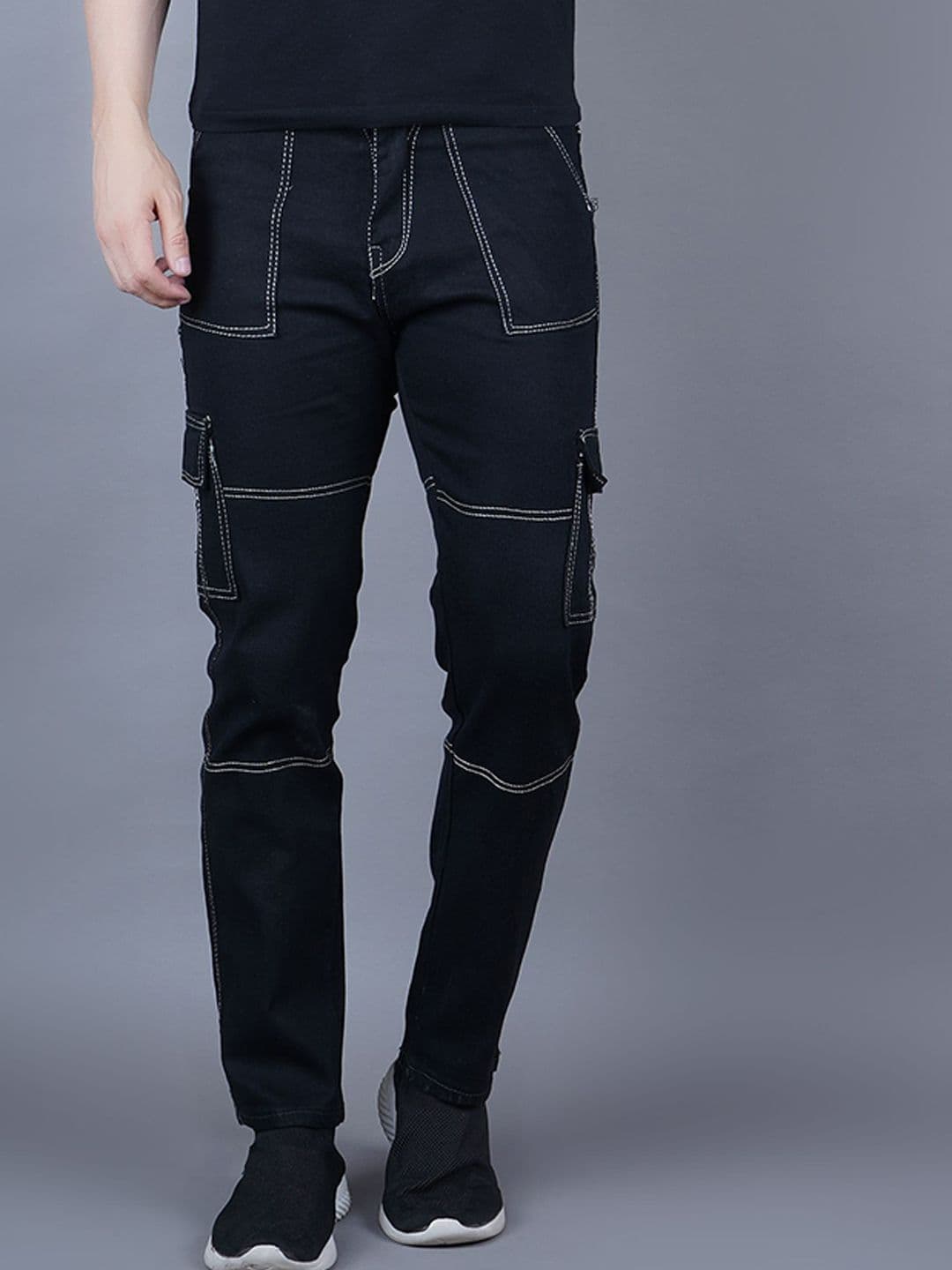 MaverIQ Men Slim Fit Mid-Rise Stretchable Jeans - view 1