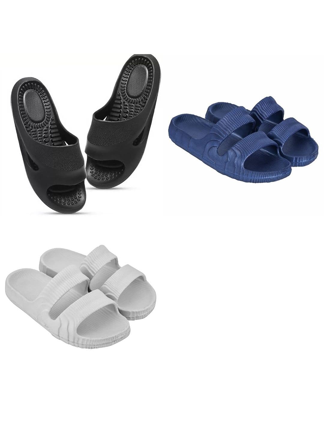 Feel alive Men Set of 3 Lightweight Flip Flops - view 1