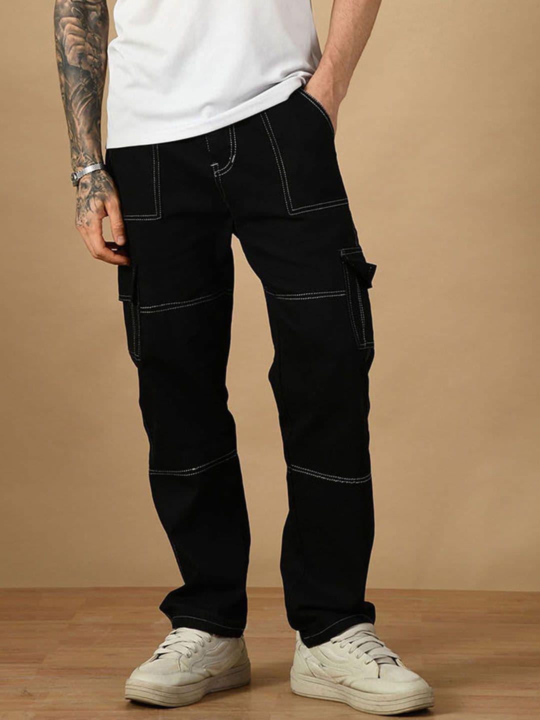 MaverIQ Men Classic Regular Fit Mid-Rise Stretchable Jeans - view 1