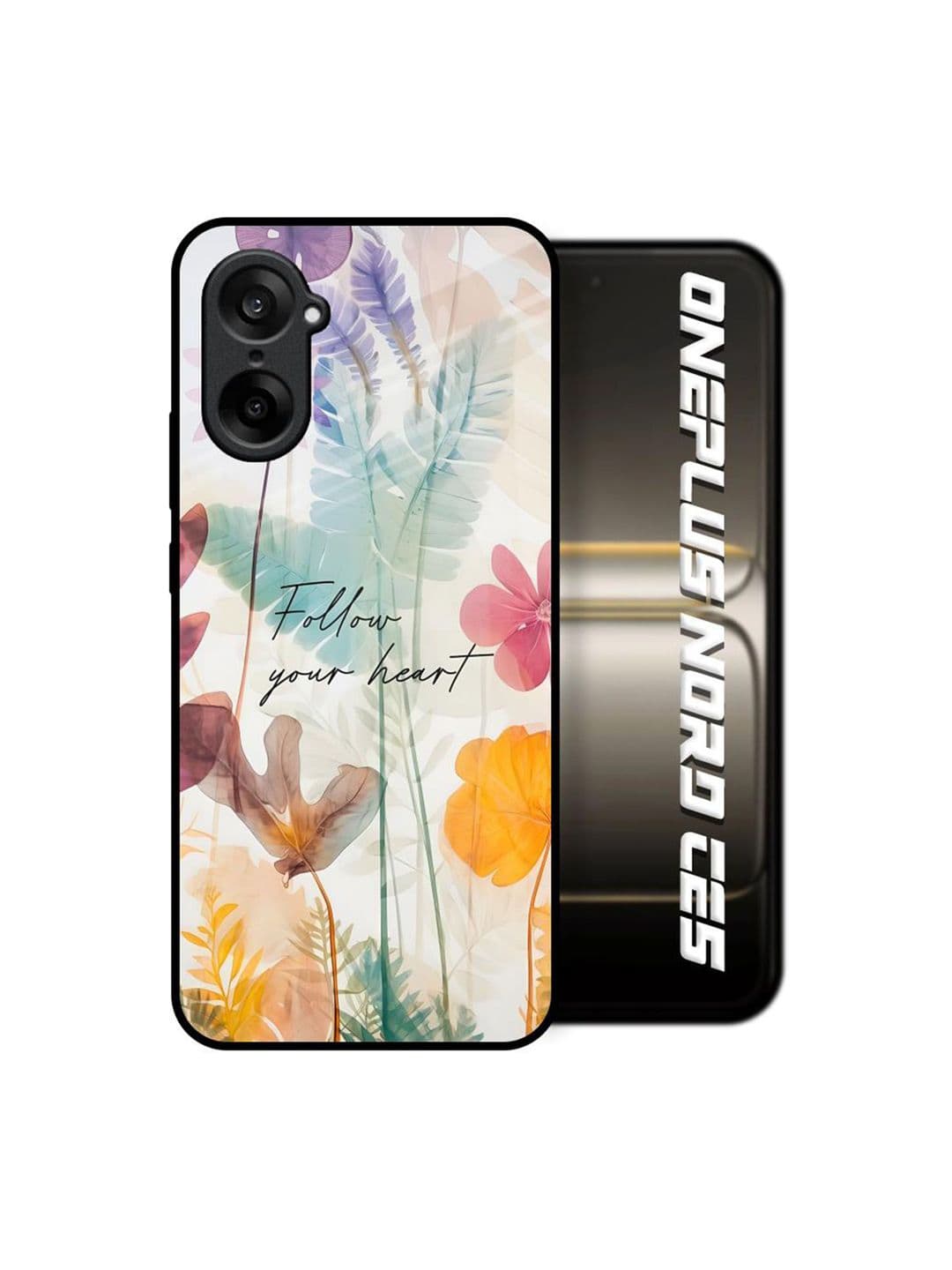 QRIOH Floral Printed OnePlus Nord CE5 5G Back Case Mobile Accessories - view 1