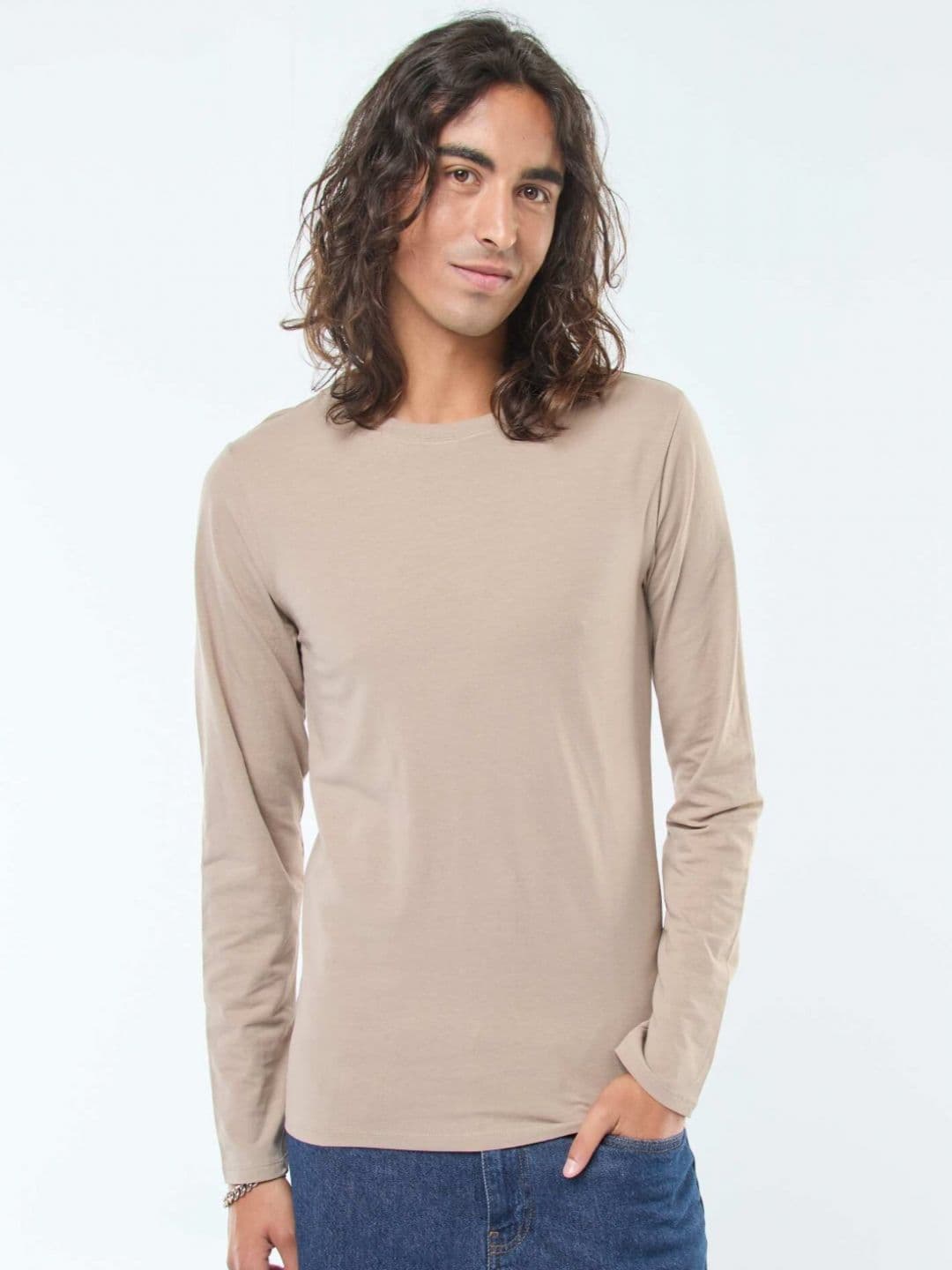 KIABI Round Neck Long Sleeves Regular Fit T-shirt - view 1
