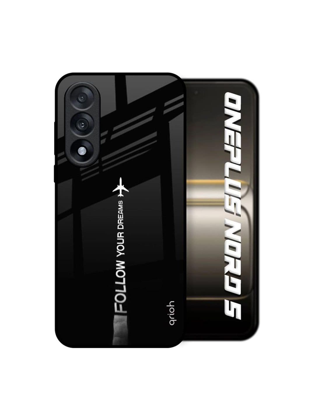 QRIOH Follow Your Printed Silicone OnePlus Nord 5 5G Back Case - view 1