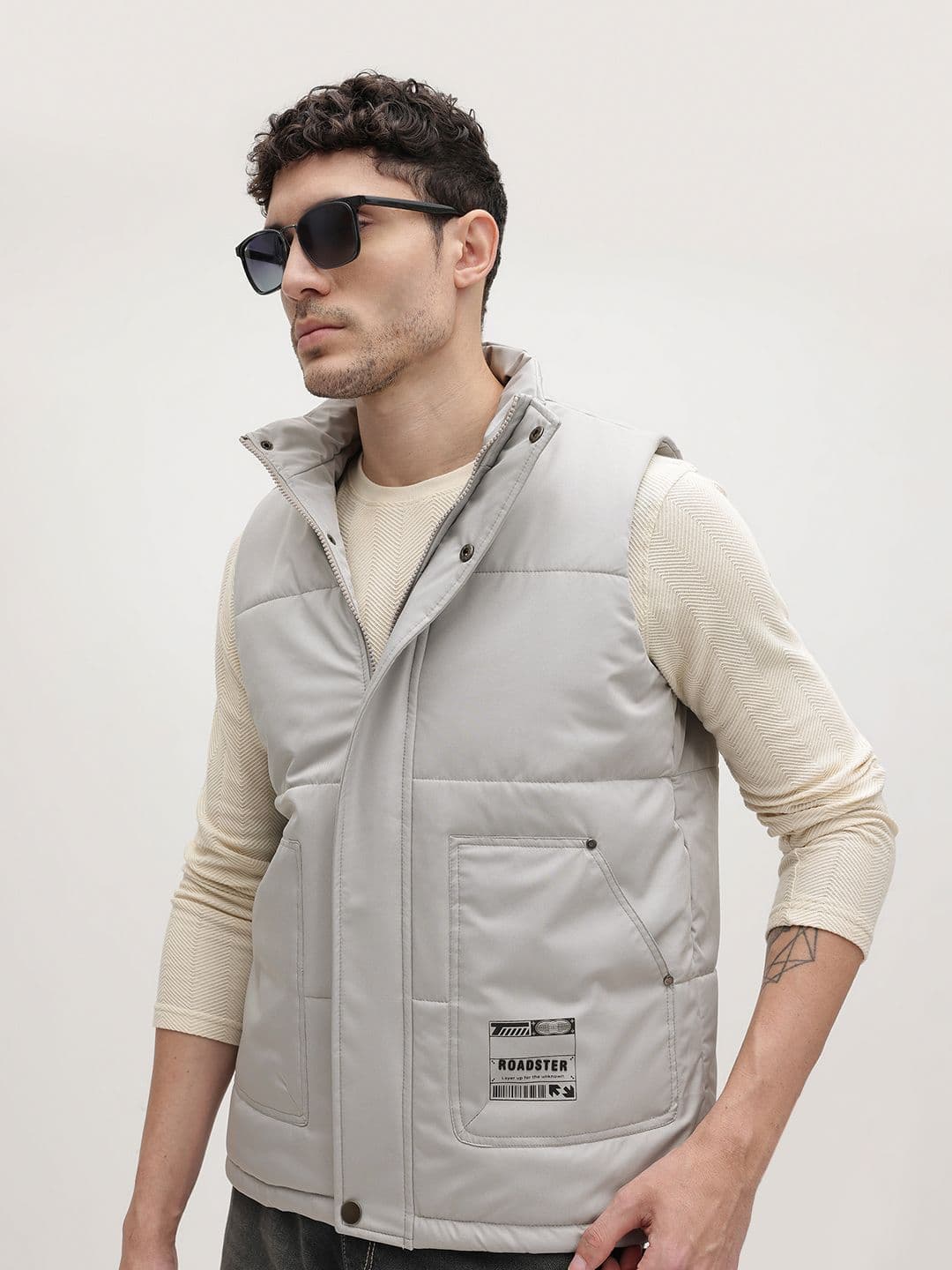 The Roadster Life Co. Mock Collar Padded Jacket - view 1