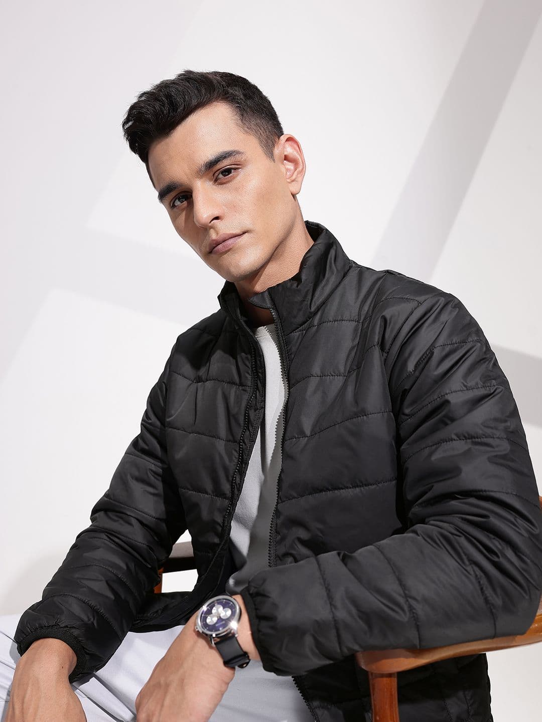 INVICTUS Mock Neck Padded Jacket - view 1