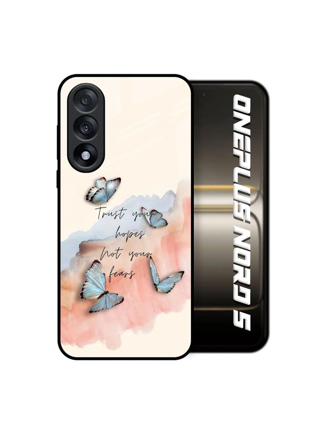 QRIOH Typography Printed OnePlus Nord 5 5G Back Case Mobile Accessories - view 1