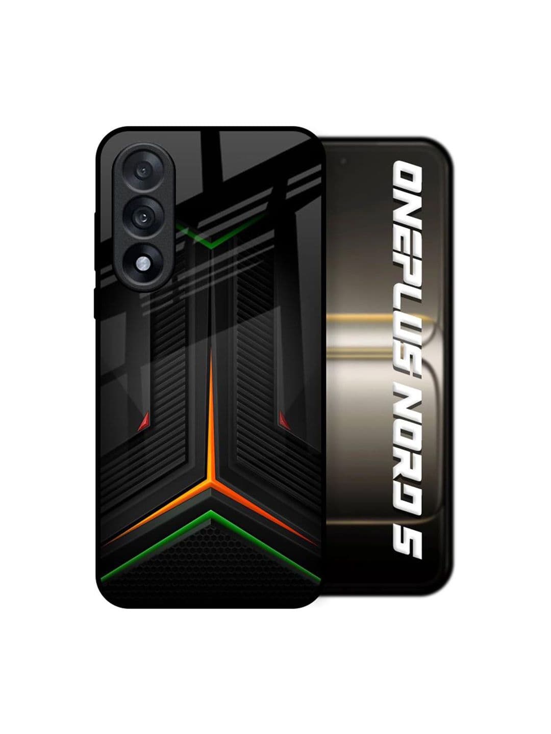 QRIOH Modern Ultra Chevron Printed OnePlus Nord 5 5G Back Case Mobile Accessories - view 1