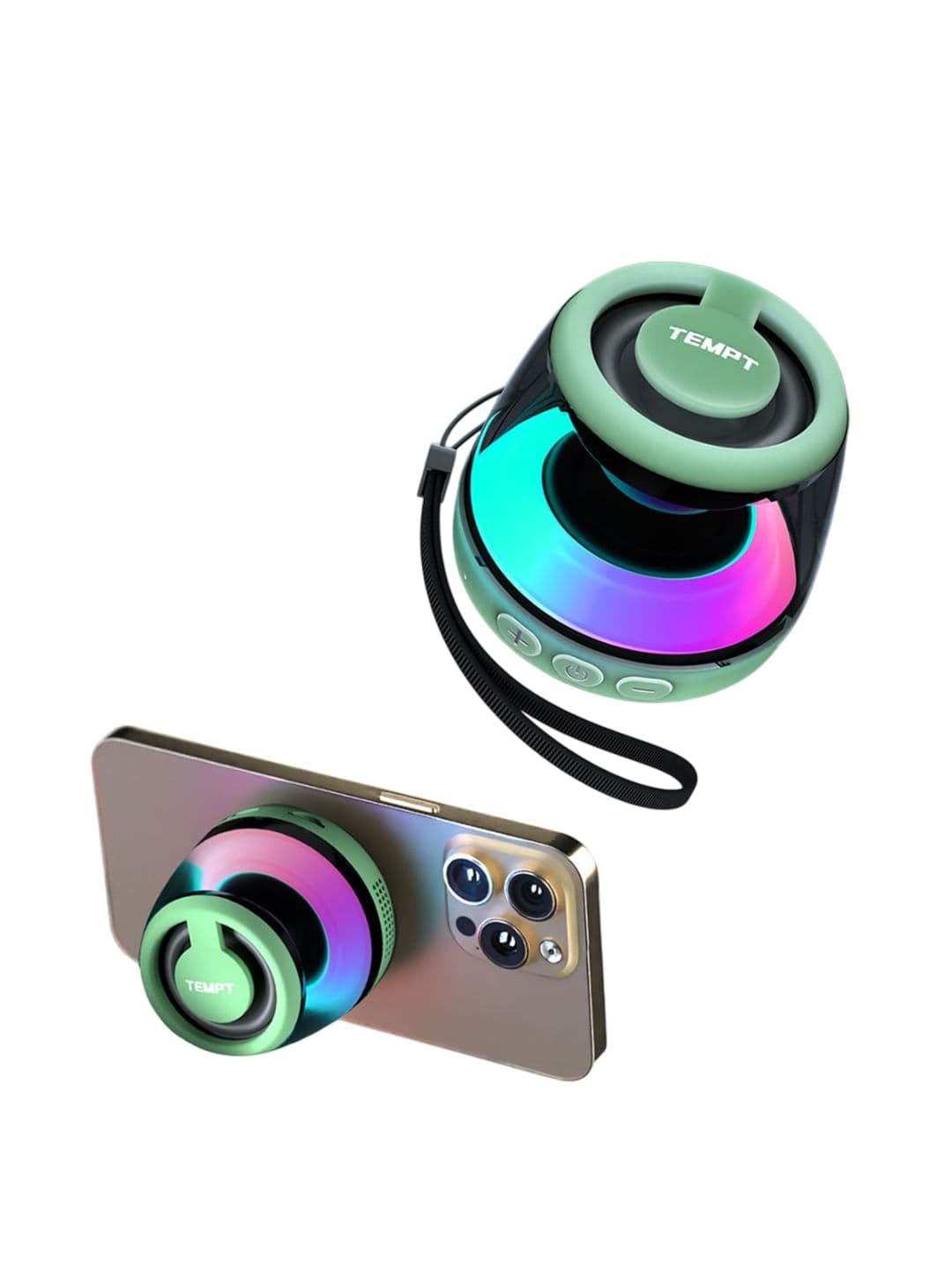 Tempt Cameo Portable Bluetooth Speaker With RGB Lights - view 1