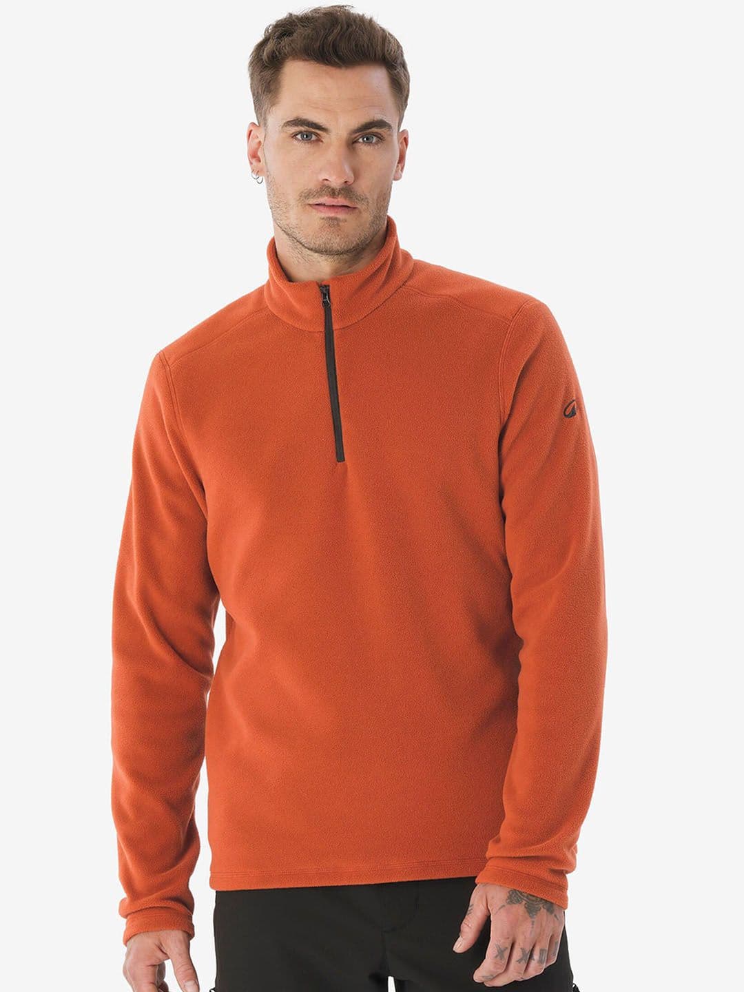 Decathlon Quechua - Men Brown MH100 Breathable Mountain Hiking Fleece - view 1