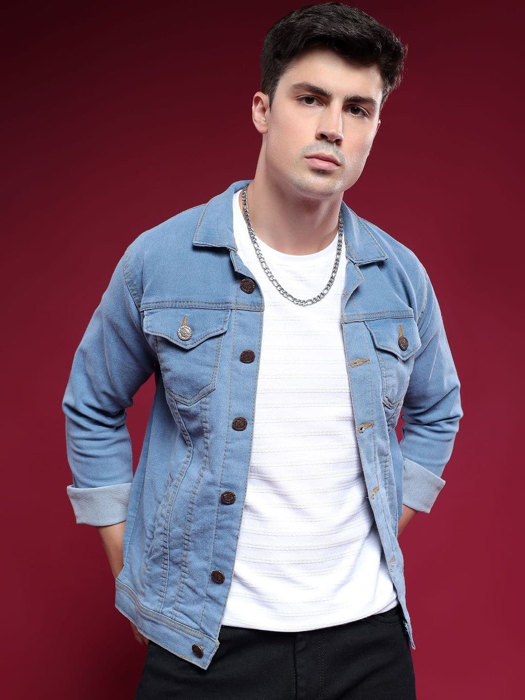 Mevan Men Outdoor Denim Jacket - view 1