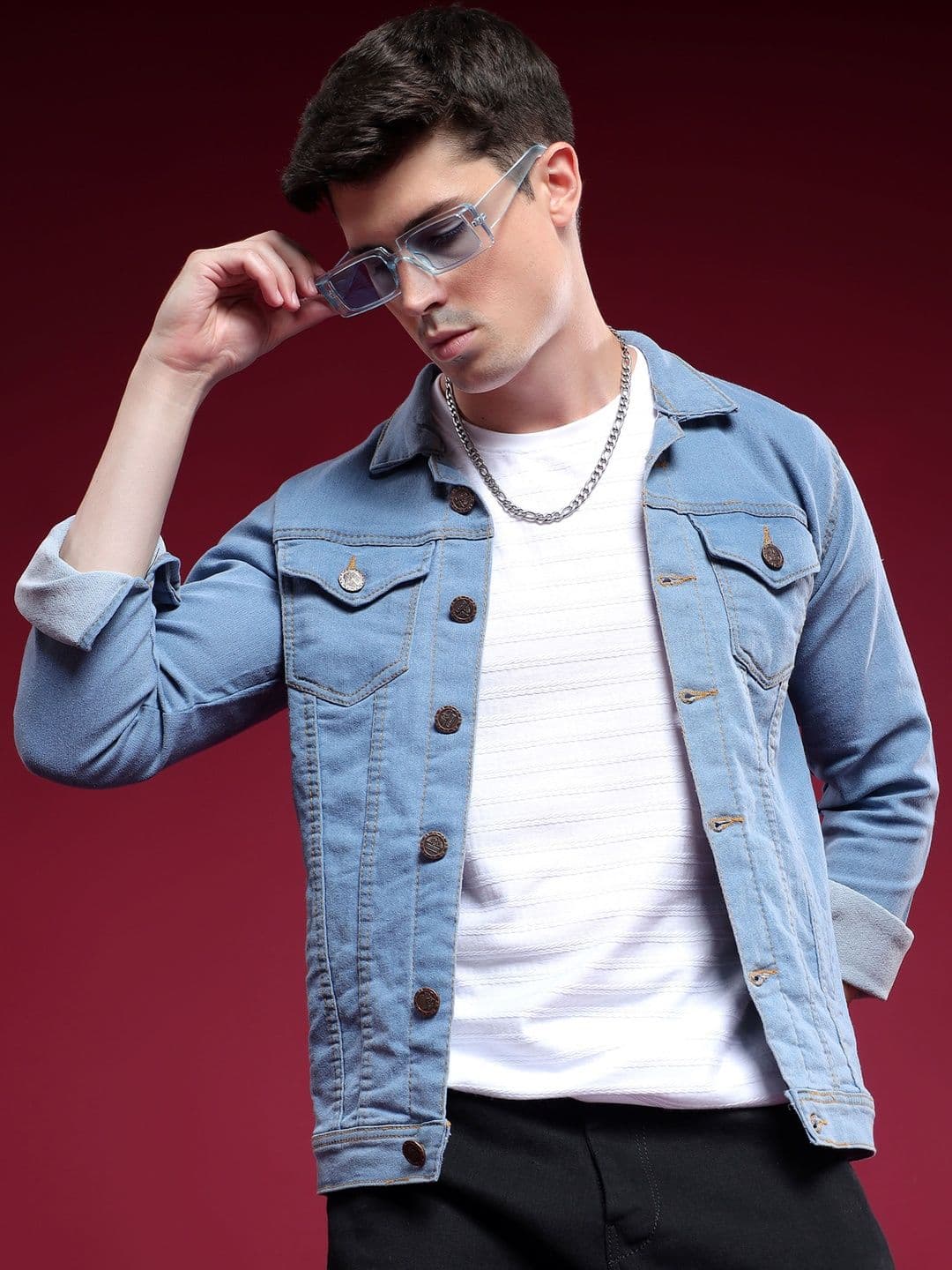 Mevan Men Denim Jacket - view 1