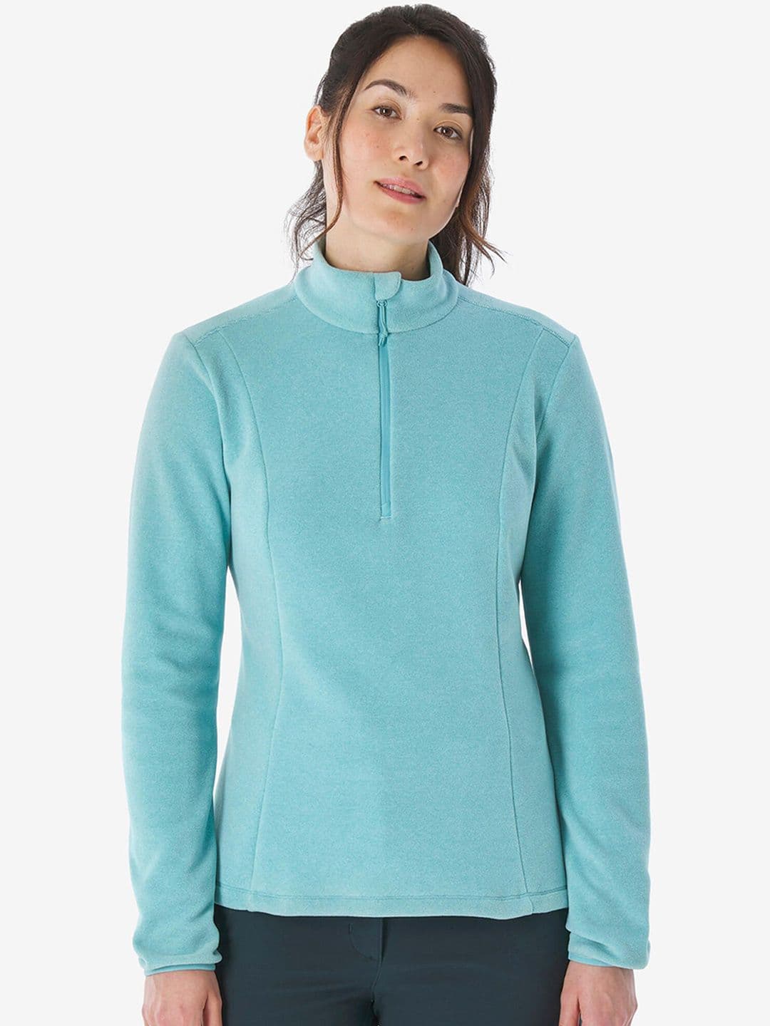Decathlon Quechua - Women Turquoise MH100 Warmth Mountain Walking Fleece - view 1