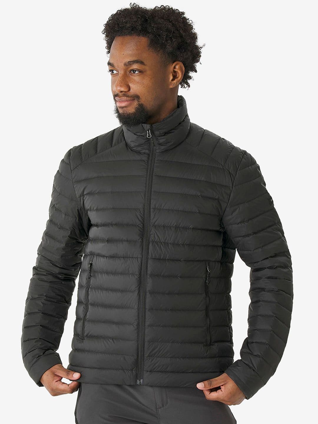 Decathlon FORCLAZ - Men Black Trekking Down Jacket Upto -3 deg C - view 1