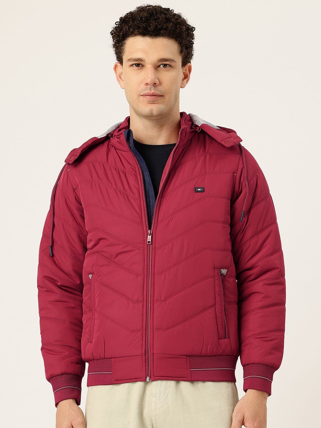 Monte Carlo Hooded Padded-Style Bomber Jacket - view 1