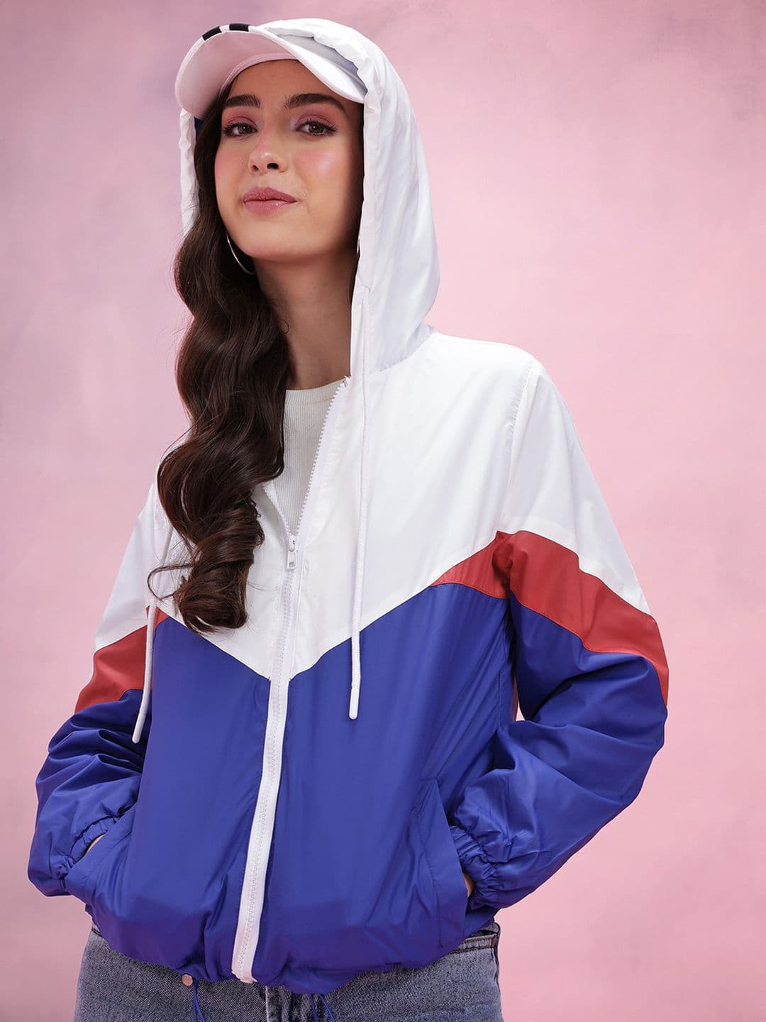 DressBerry Colourblocked Bomber Jacket - view 1