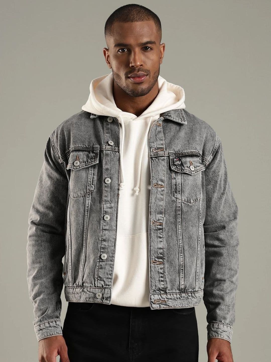 Tommy Hilfiger Colourblocked Denim Jacket - view 1