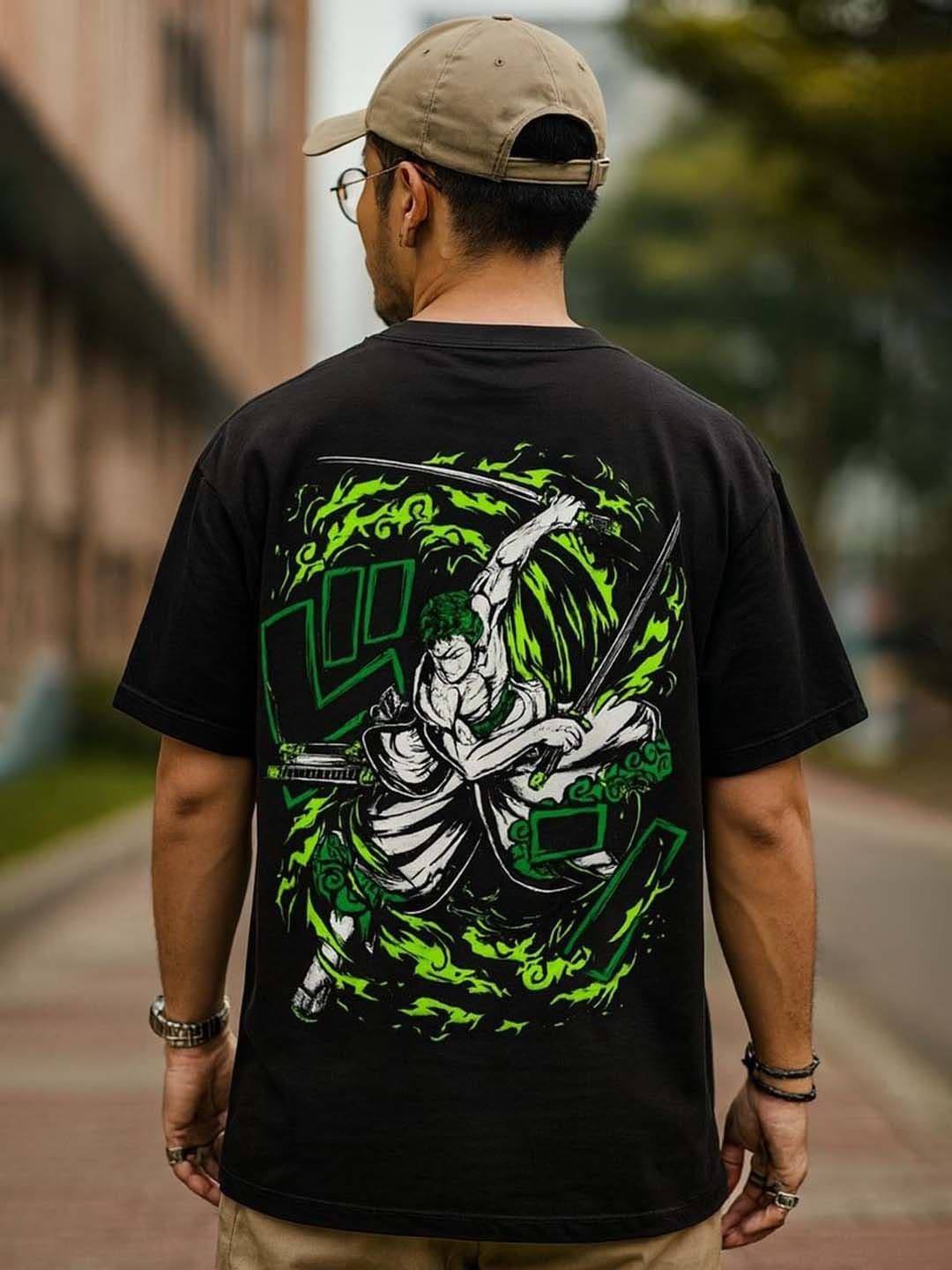 Crazybee Tshirt Anime Graphic Printed Pure Cotton T-shirt - view 1