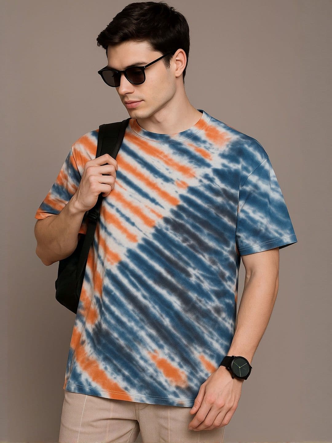 Moda Rapido Men Tie and Dye Dyed T-shirt - view 1