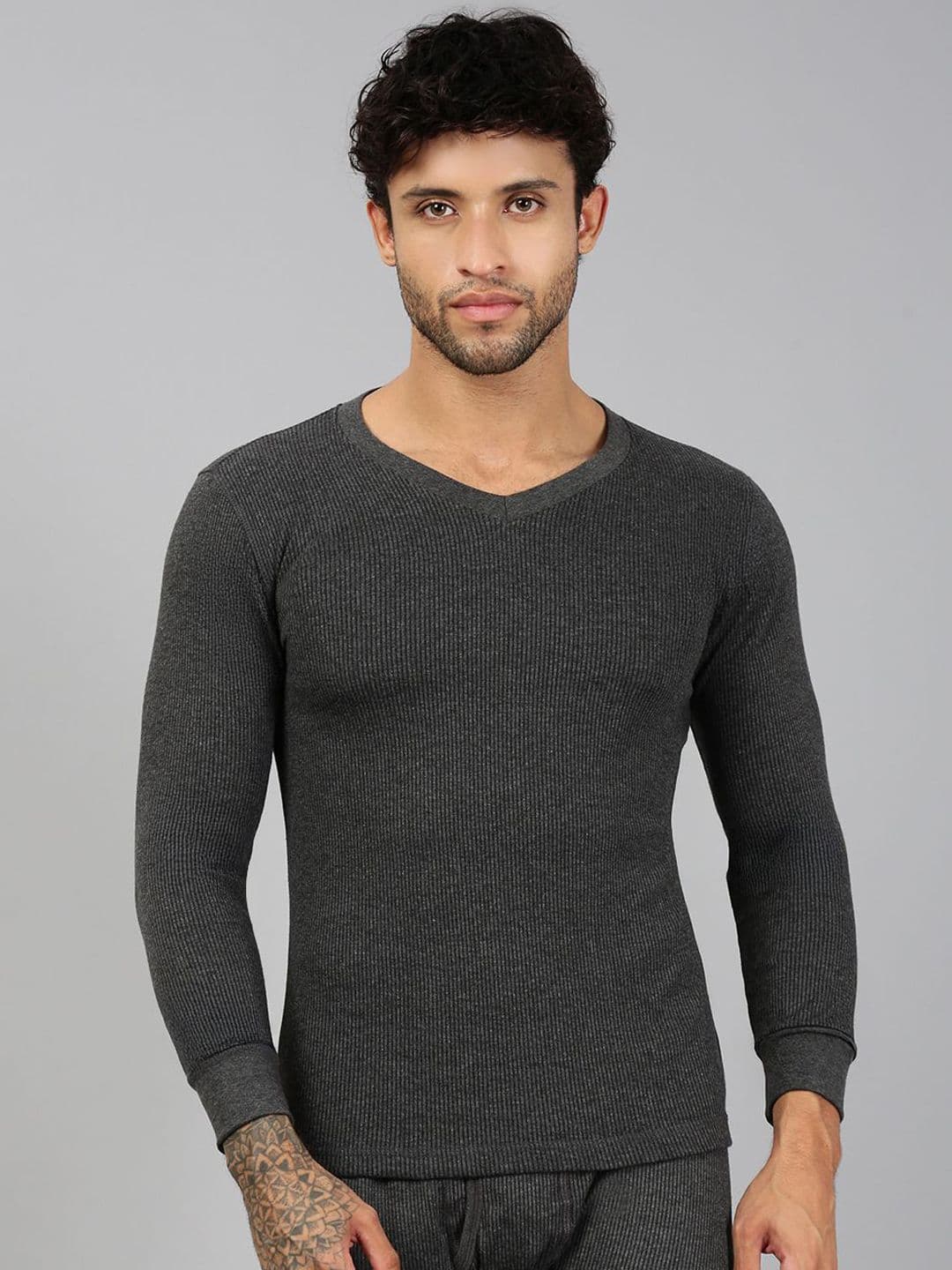 Lux Cozi Pure Cotton Round Neck Thermal Top - view 1