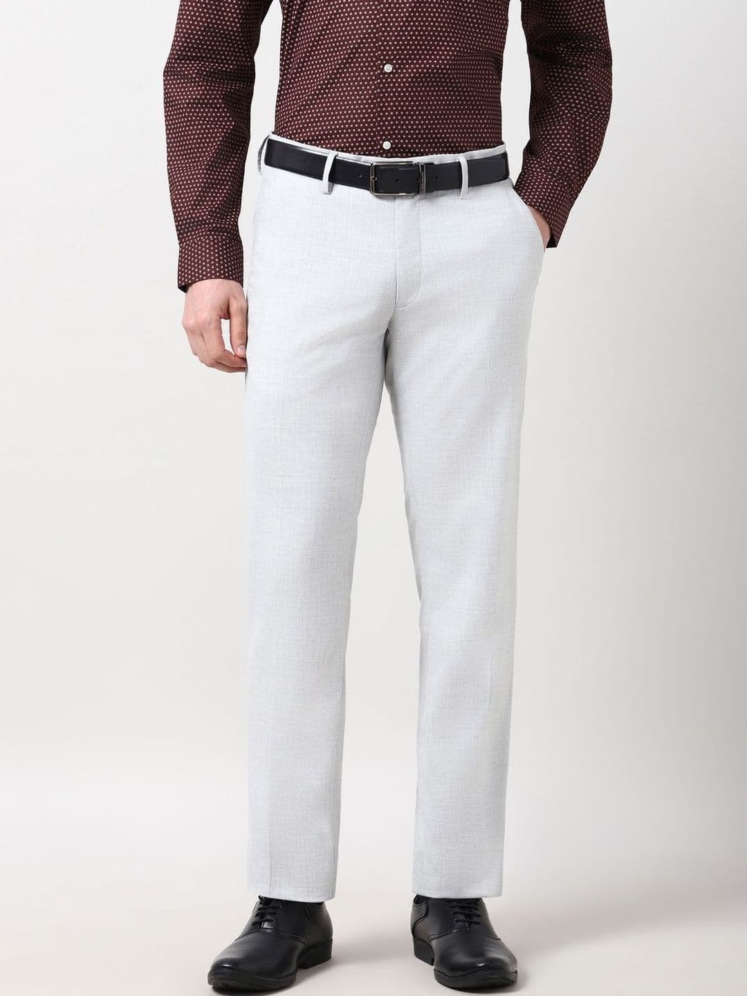 Peter England Men Slim Fit Formal Trousers - view 1