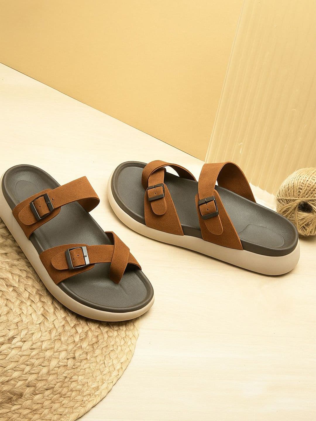 ARIVO Men Comfort Sandals With Buckle - view 1