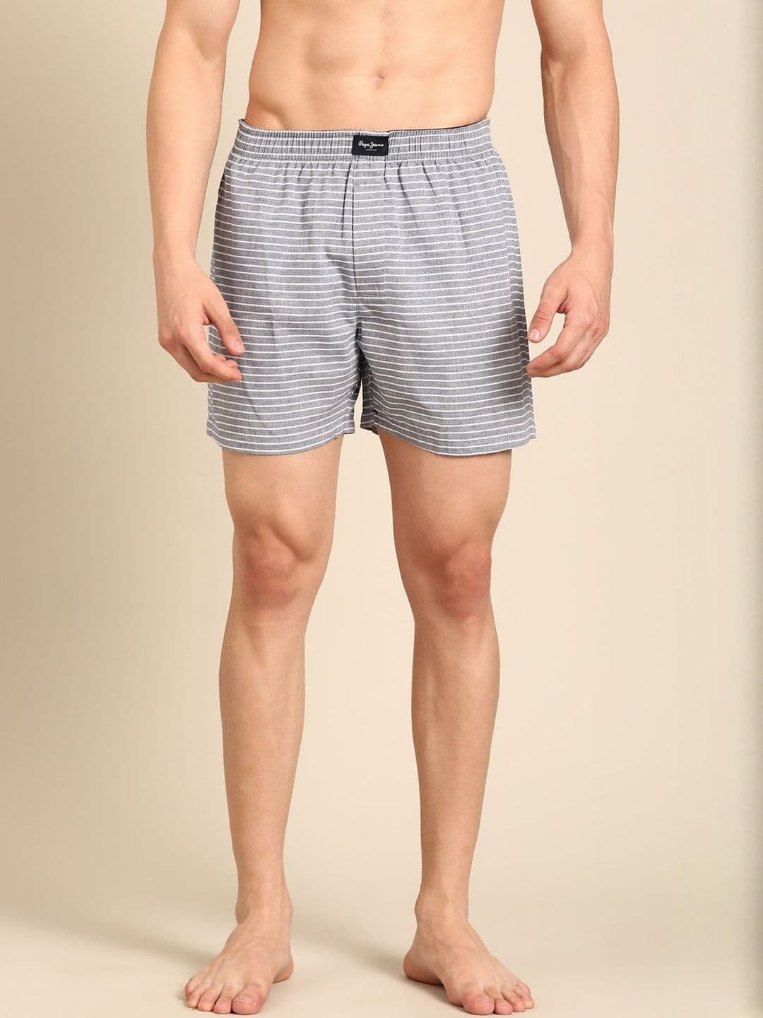 Pepe Jeans Striped Inner Elastic Boxer - 8909345006772 - view 1