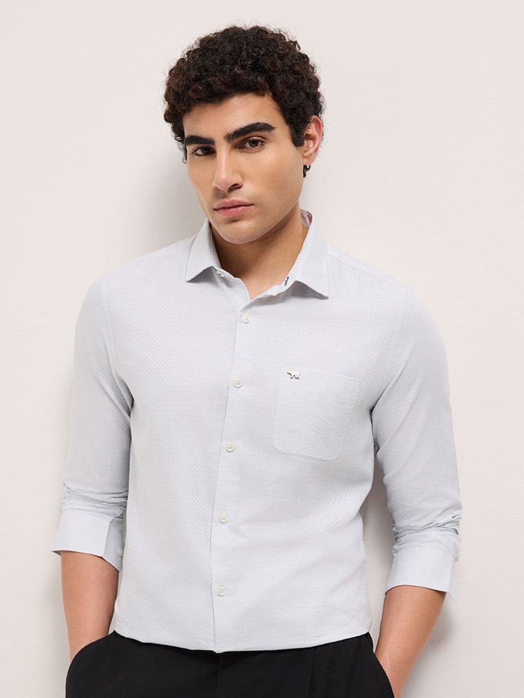 THE BEAR HOUSE Checked Tailored Fit Formal Shirt - view 1
