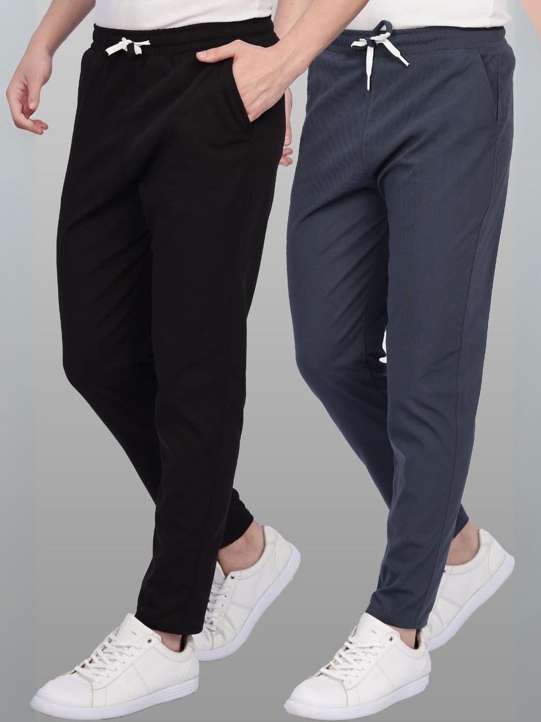 Urban Buccachi Men Pack Of 2 Straight-Fit Rapid-Dry Track Pants - view 1