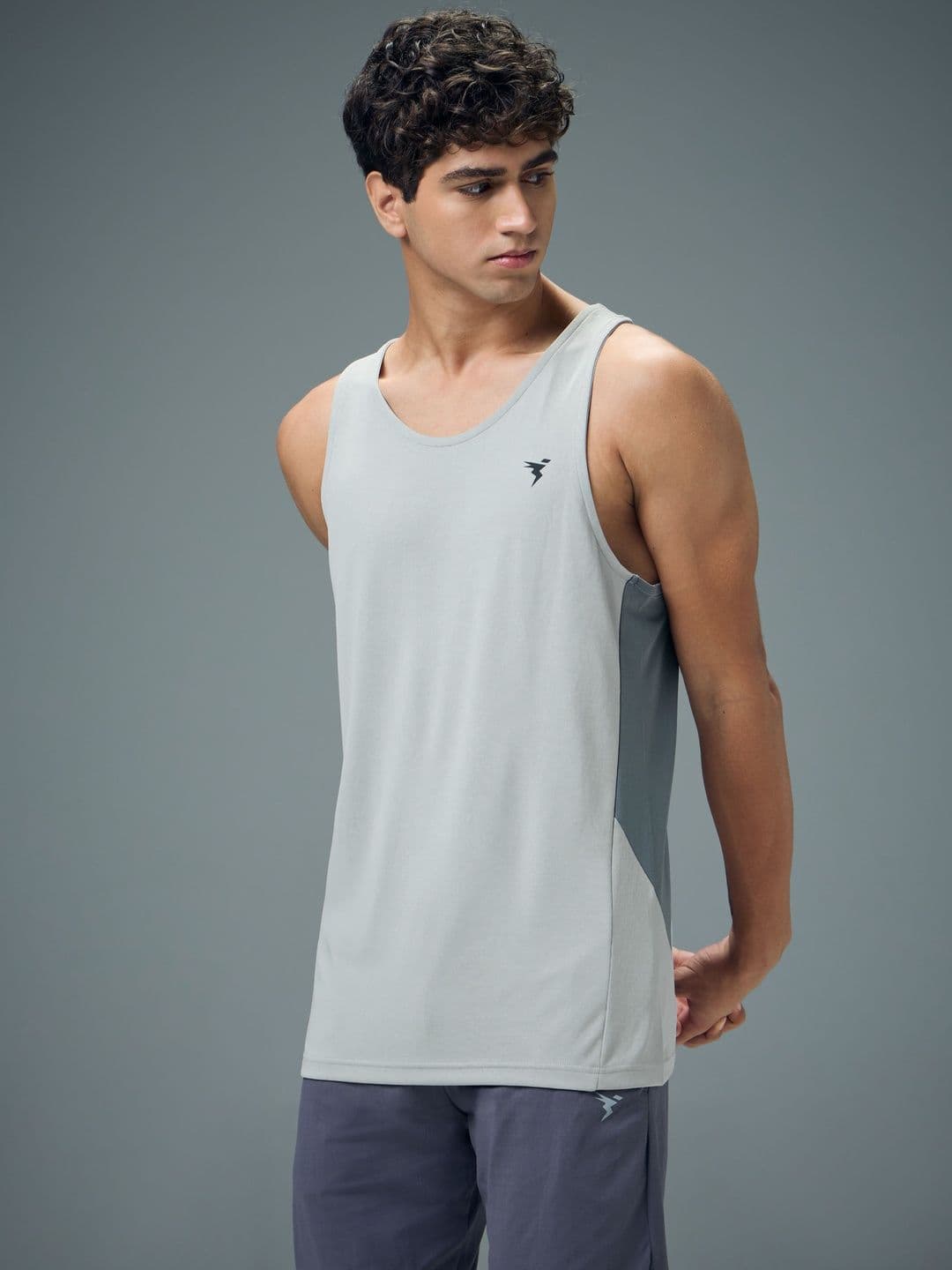 Technosport Scoop Neck Slim Fit Technocool Sports Innerwear Vest-MVP776ASHSML - view 1