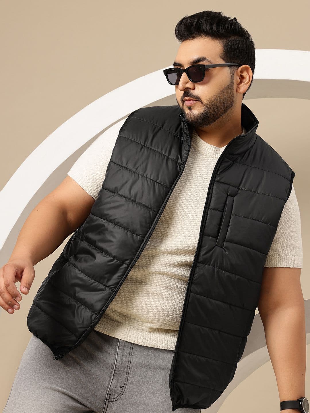 Sztori Plus Size Padded Jacket - view 1