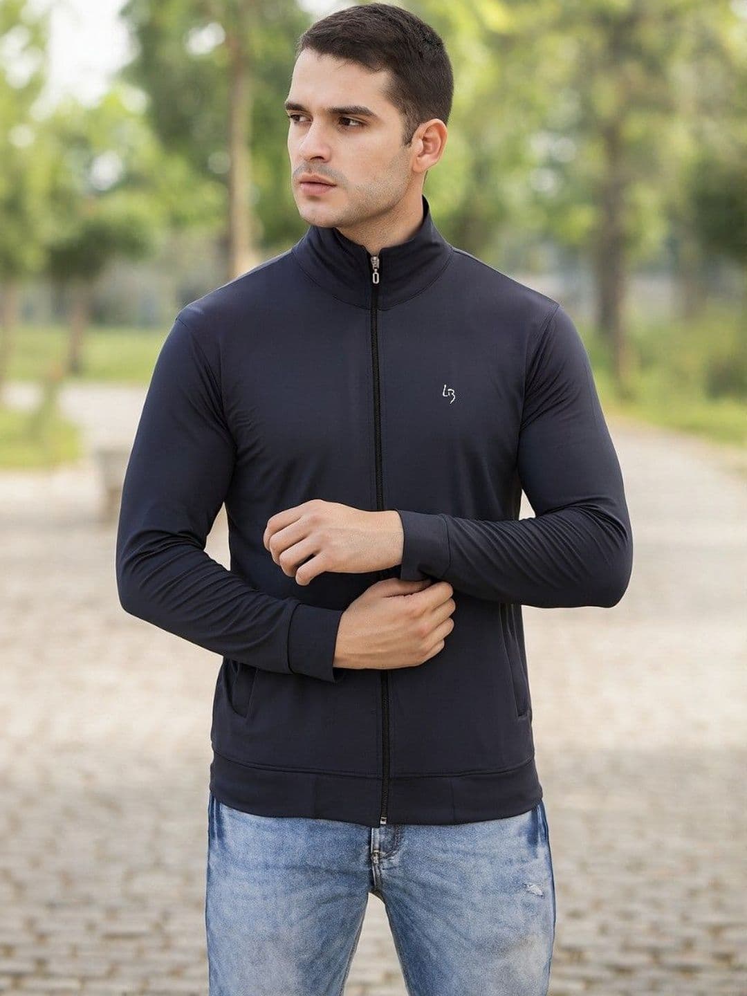 LEE BONEE Men Lightweight Outdoor Solid Sporty Jacket - view 1