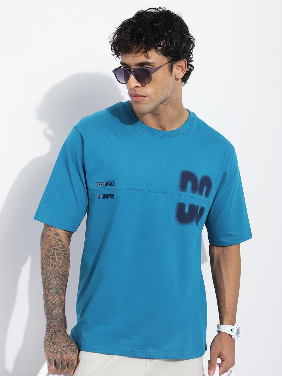 Difference of Opinion Men Oversized Short Sleeve Printed Tshirt - view 1