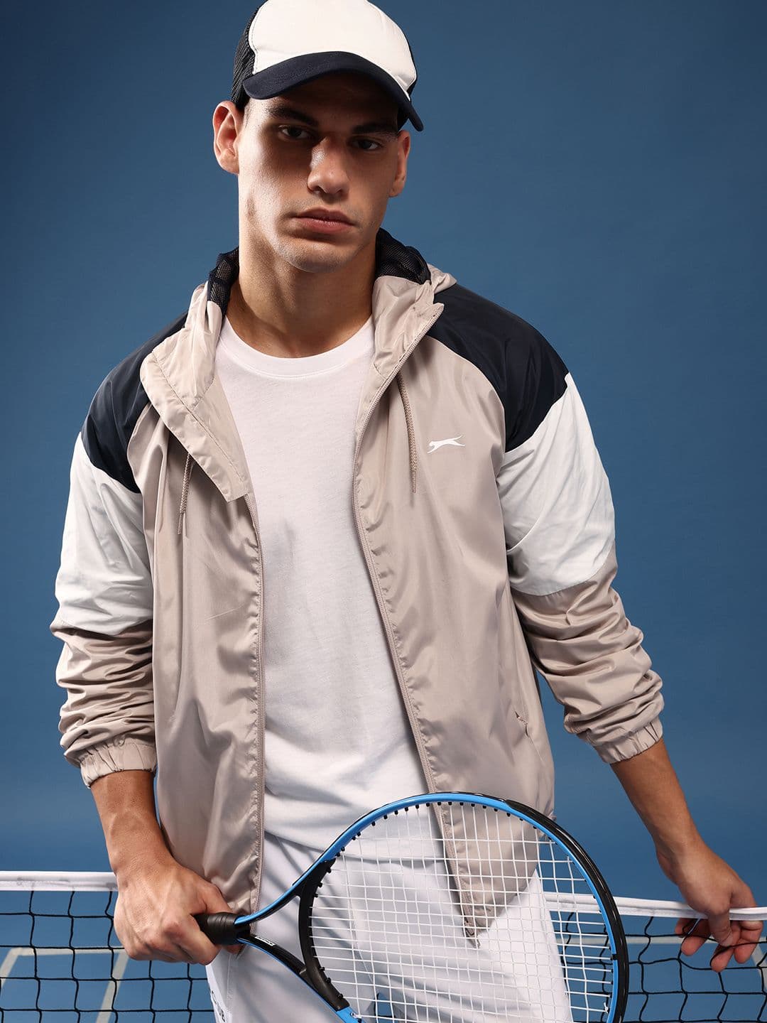 Slazenger Colourblocked Hooded Sporty Jacket - view 1