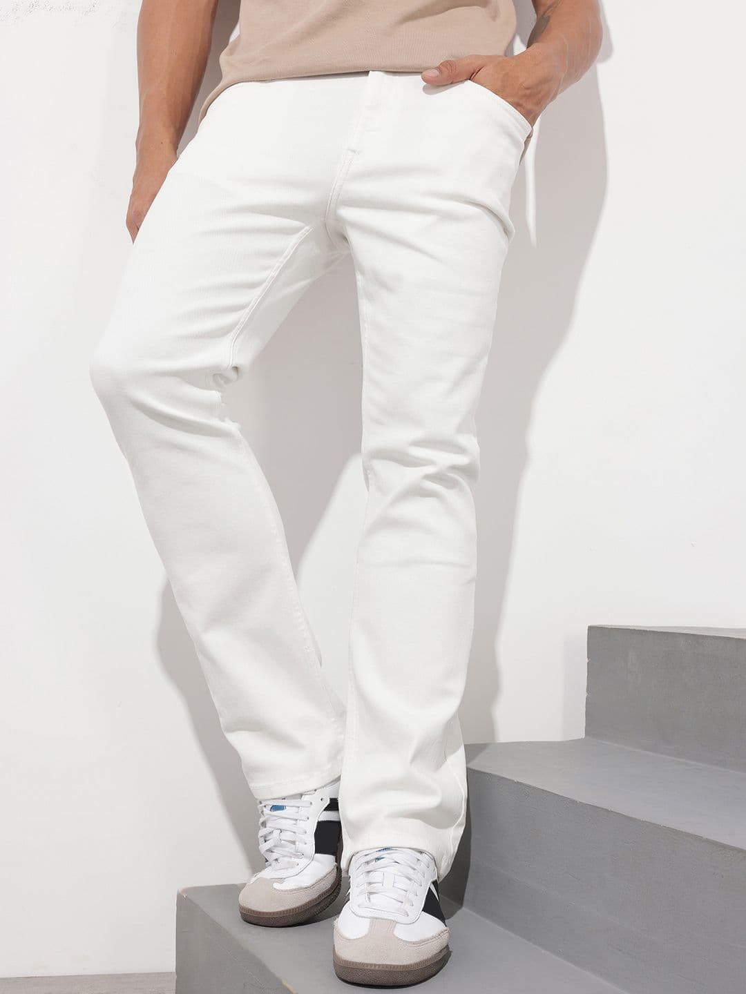 The Roadster Life Co. Men Bootcut Stretchable Jeans - view 1
