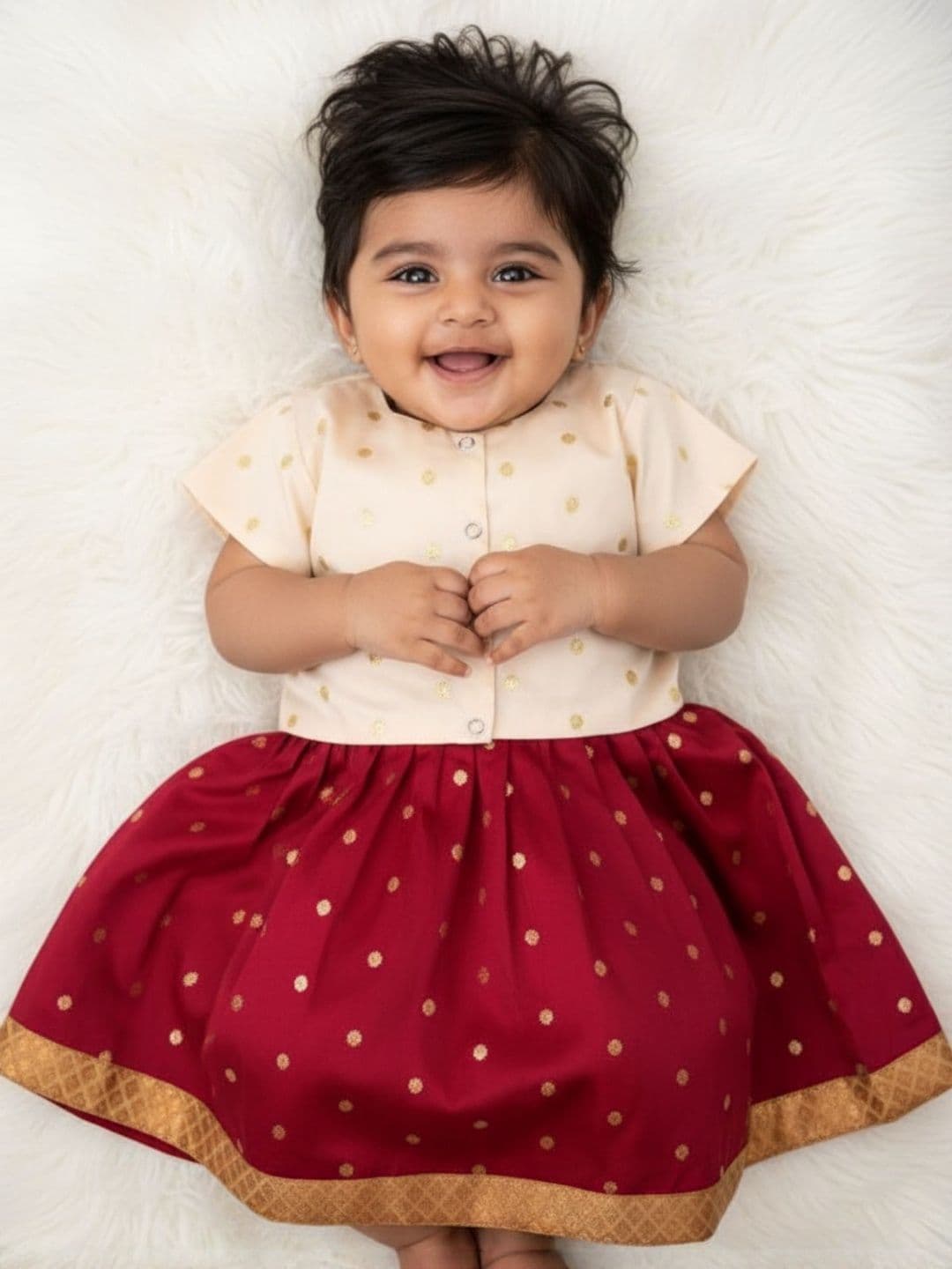 Sangria Girls Ready to Wear Lehenga & Blouse - view 1