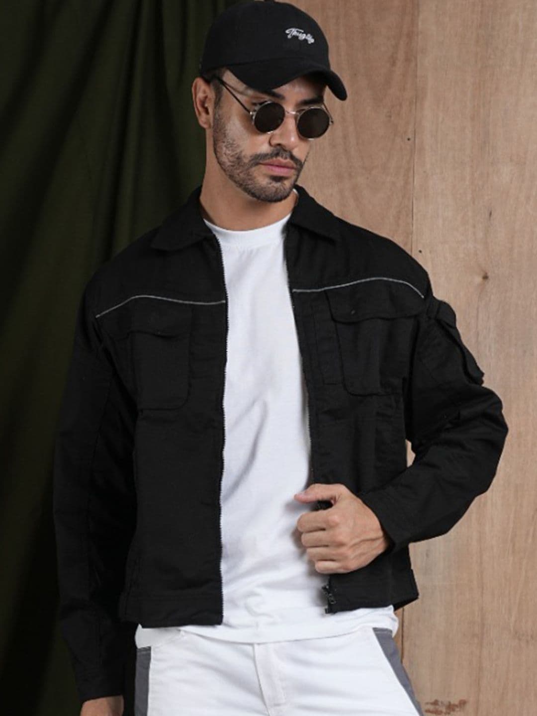 PRONK Men Cotton Open Front Jacket - view 1