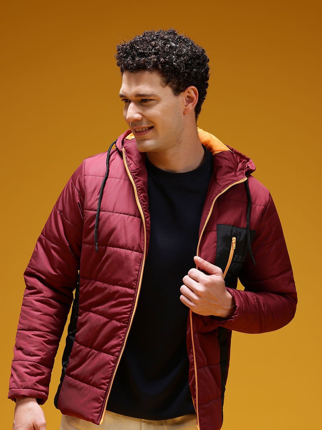 HERE&NOW Hooded Padded Jacket - view 1