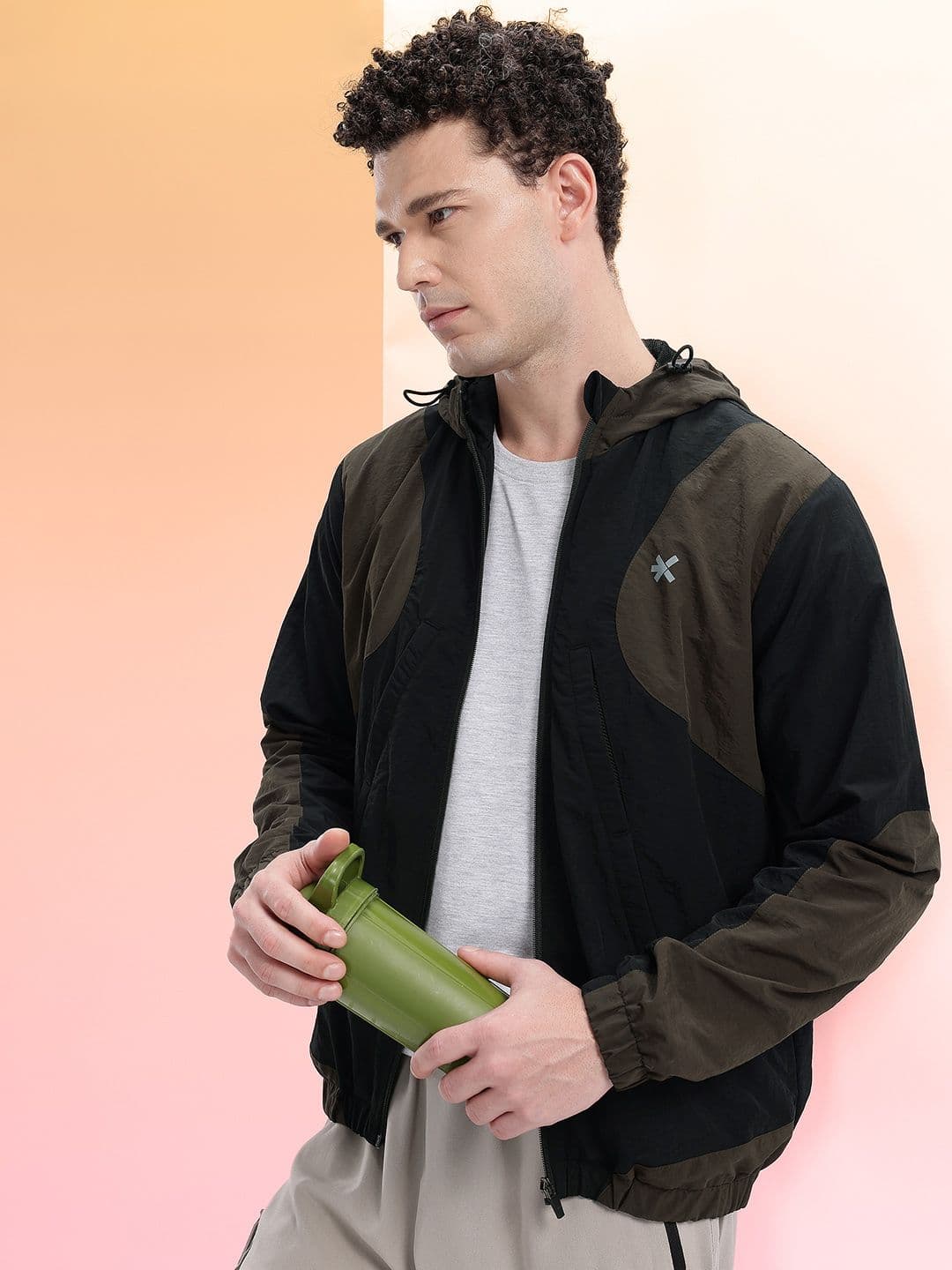 HRX by Hrithik Roshan Colourblocked Running Jacket - view 1